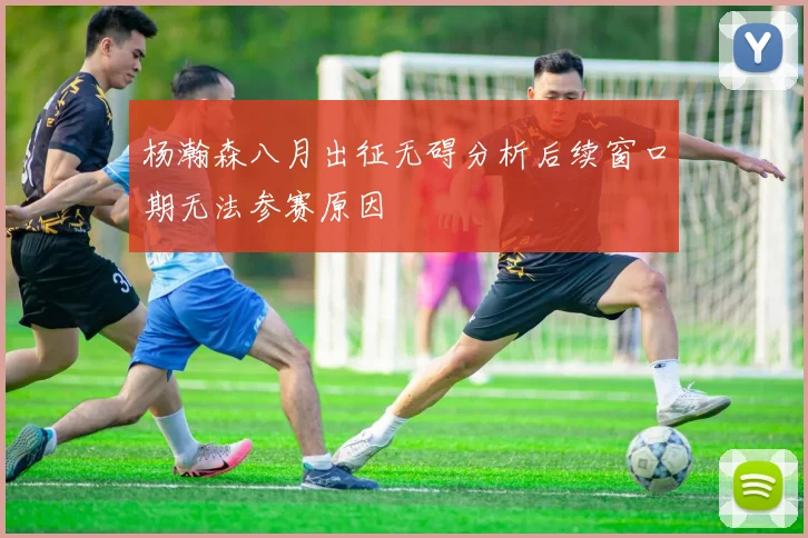 杨瀚森八月出征无碍分析后续窗口期无法参赛原因