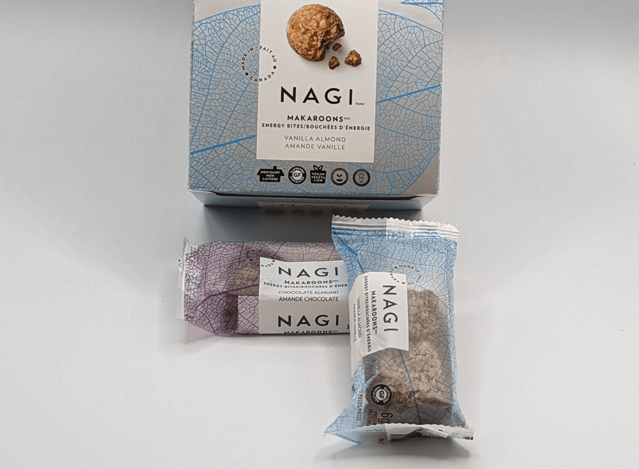 feature image of NAGI brand box and macaroons